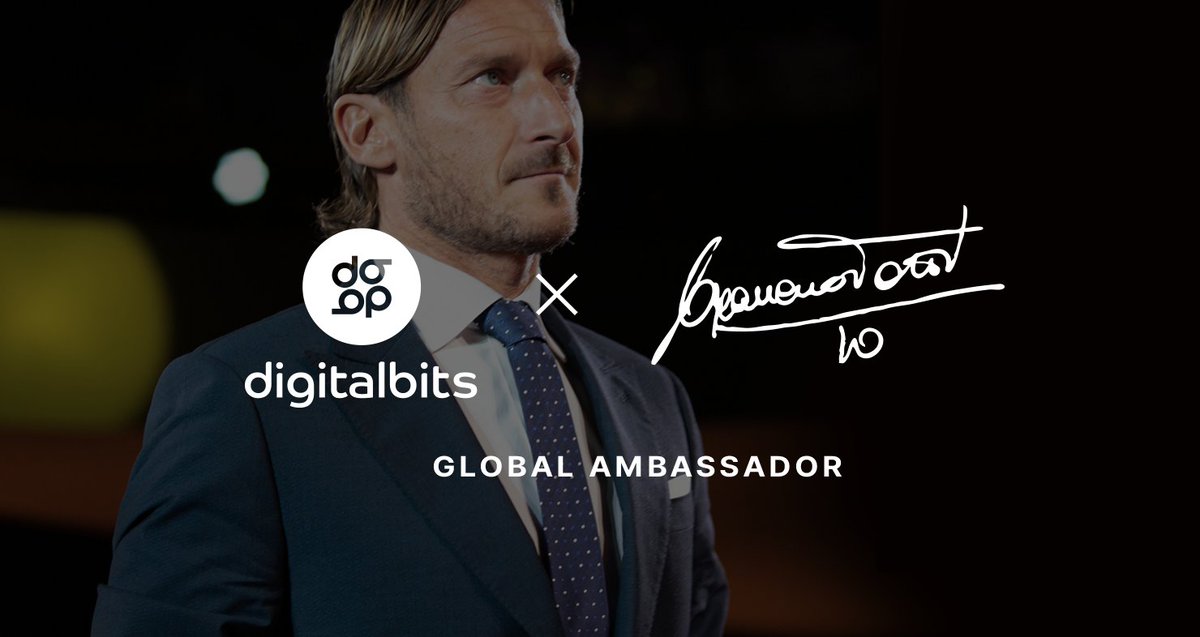 Sono felice di annunciare che sono diventato il primo @DigitalBitsOrg Global Ambassador. Per saperne di più digitalbits.io/totti