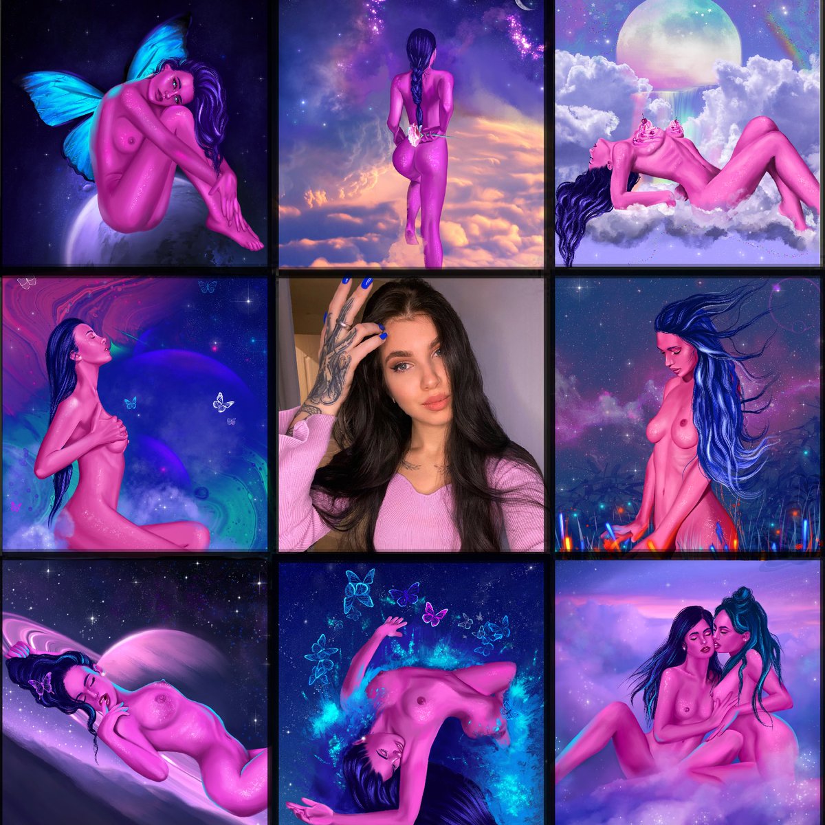 I’m among beautiful girls 🤩
#artvsartist2021 
#NFTCommunity