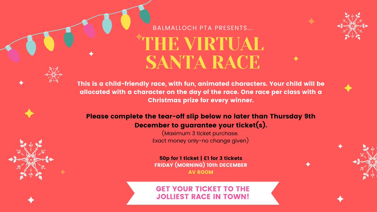 This Friday we are having a virtual Santa race! If you enjoyed the Halloween Skeleton race, you’ll love this! Forms will be in school bags from today.