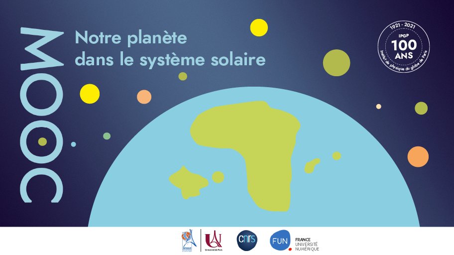 MOOC_IPGP's tweet photo. C'est parti pour un premier chapitre sur la place de "Notre planète dans le système solaire" !
Ce cours est désormais en ligne 👉 lien n'hésitez pas à rejoindre les 1028 inscrits !  🌌 https://t.co/Lrpcl4dpKZ