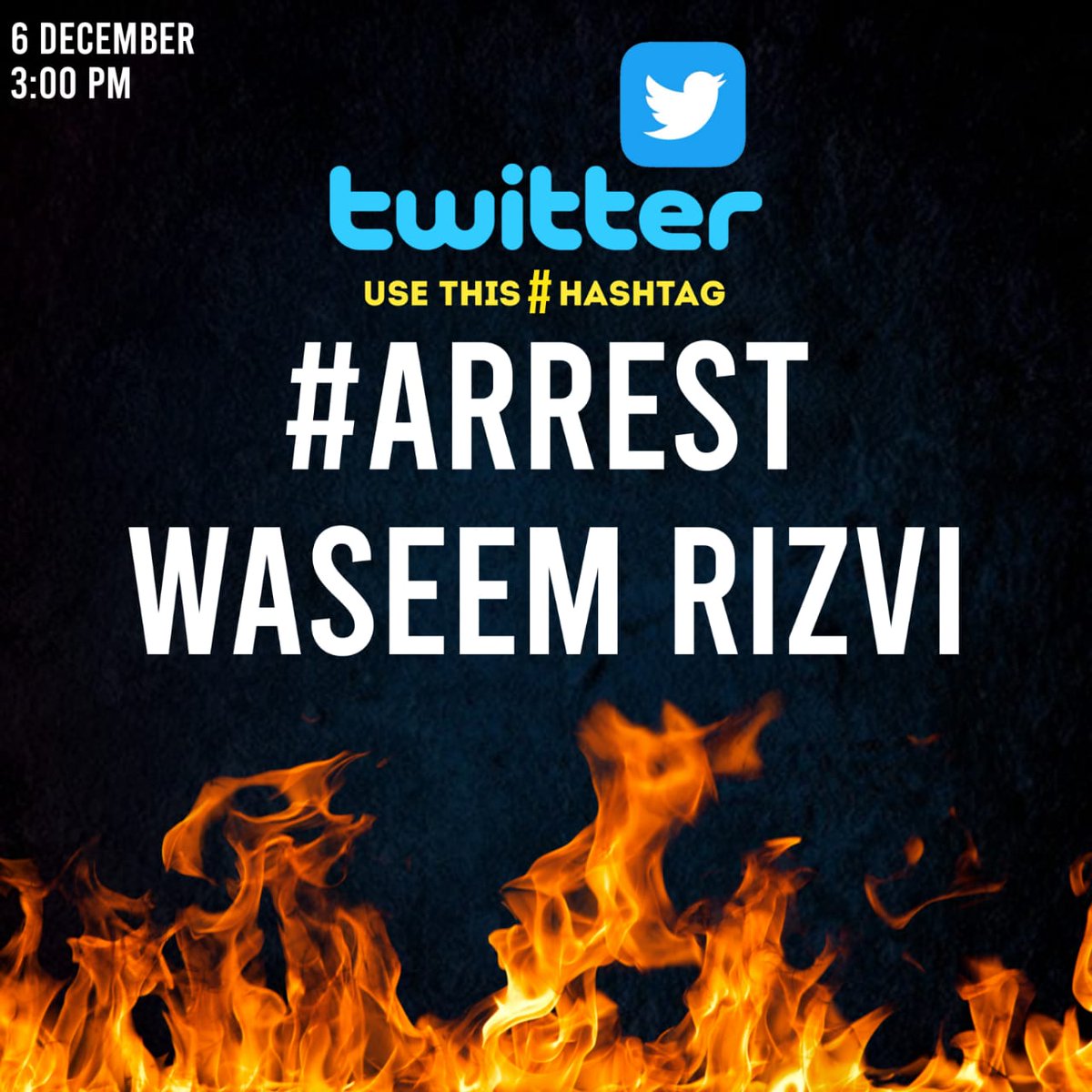 Sheen50343718's tweet photo. Arrest him 
Retweet if you agree....

#ARREST_WASEEM_RIZVI https://t.co/gdxaP9DkLR