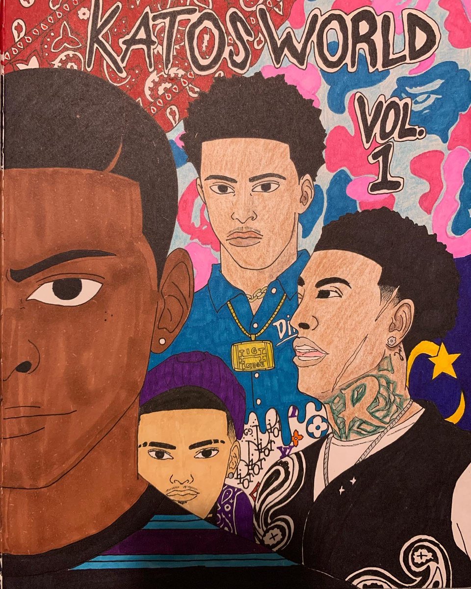 Y2Kato22's tweet photo. Katos World Vol.1 #artistsontwitter #art #artist #comicartist #ComicArt #illustration #drawing #AboogieWitDaHoodie #AlmightyJay #NleChoppa  @ybnalmightyjay since i kant tag you. https://t.co/KMHdGujs9w