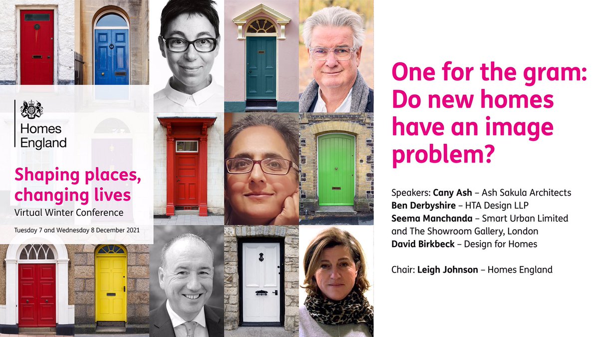 I’m delighted to be speaking at the <a href="/HomesEngland/">Homes England</a> conference on Wednesday with the excellent Cany Ash <a href="/ashsakula/">Ash Sakula Architects</a> @ben_derbyshire and David Birkbeck <a href="/DesignForHomes/">David Birkbeck</a>. If you are attending do come along.