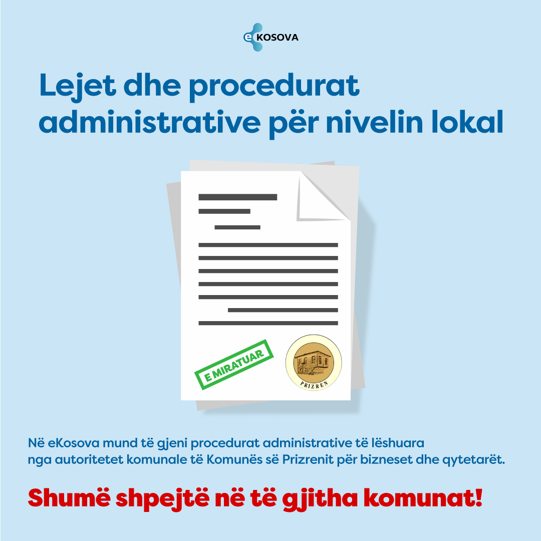 eKosovaplatform's tweet photo. 🟡Qytetarë të nderuar, #shërbimet e grupit #Udhërrëfyes i #procedurave
 janë për ju, e gjitha kjo falë #eKosova 👍🏻https://t.co/ySLKcSHnVm
- Lejet dhe procedurat administrative

 #ekosova #sherbimeelektronike 👩🏻‍💻#lejeliçensa https://t.co/KD8sYH787g