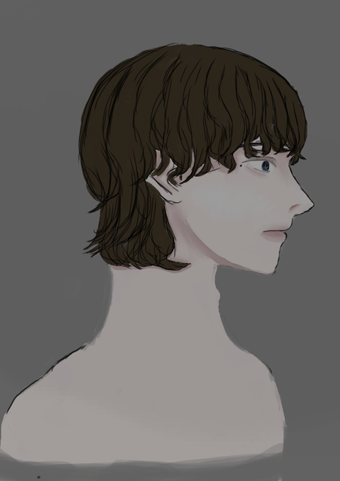 横顔のtwitterイラスト検索結果