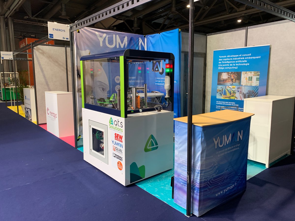 La semaine dernière, nous étions au BE 4.0 Salon Industries du Futur à Mulhouse (Grand Est) avec notre partenaire Yumain ! 🎉

Merci à tous ceux qui sont passés nous voir, avec qui nous avons pu échanger sur l'industrie et qui ont pu apprécier notre démonstrateur ! 😁