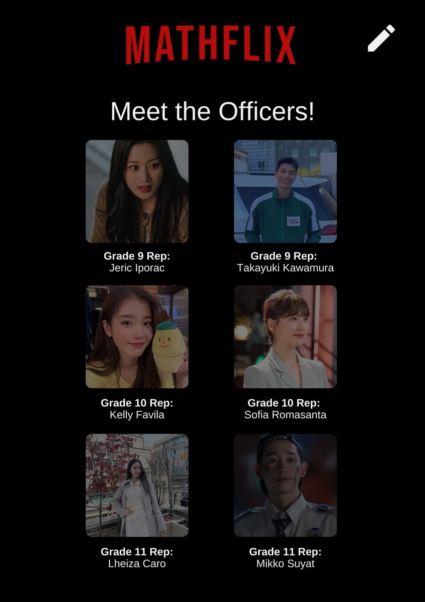 MSHSMathSoc's tweet photo. Let the show begin, MathSoc just got star-studded! Here are the officers for this year's Makati Science High School Mathematics Society, S.Y. 2021 - 2022.

(3/4) https://t.co/oFJD0LV06t
