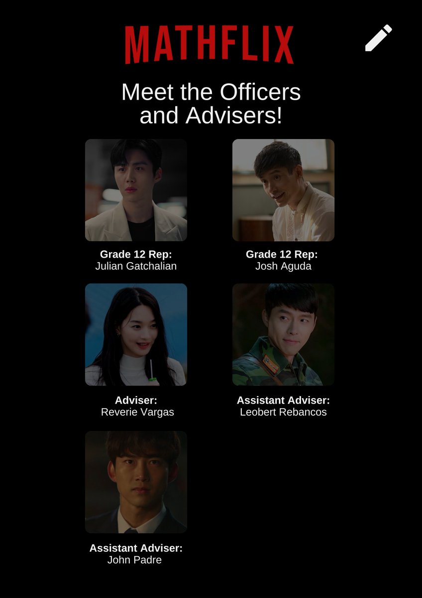MSHSMathSoc's tweet photo. Let the show begin, MathSoc just got star-studded! Here are the officers for this year's Makati Science High School Mathematics Society, S.Y. 2021 - 2022.

(4/4) https://t.co/vCTJoykVxh