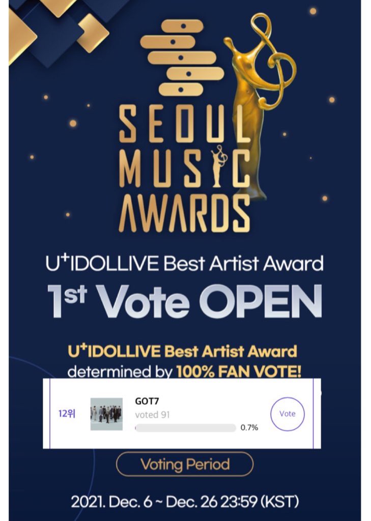 ahgasevenbois's tweet photo. Ahgases where you at? Use every account available and vote everyday. Let’s give them a Best Artist Award and let the people know that GOT7’s fire will never die out! 💚 If you see this, please RT to spread 🎉

link: https://t.co/W0cZUTziH1

#GOT7 #갓세븐 @GOT7Official https://t.co/kR2iKfhR2Y
