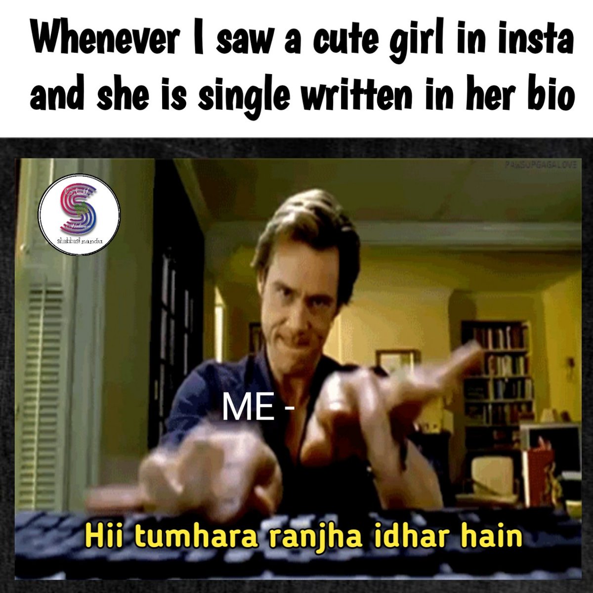 NadanwarSanchit's tweet photo. Whenever i saw a cute girl on insta
#insta #instagram #chatting #love #single #bf #gf #typing #cute #girl #cutegirl #memes #funymemes #shabbasnandu https://t.co/QhcX3IrlOw