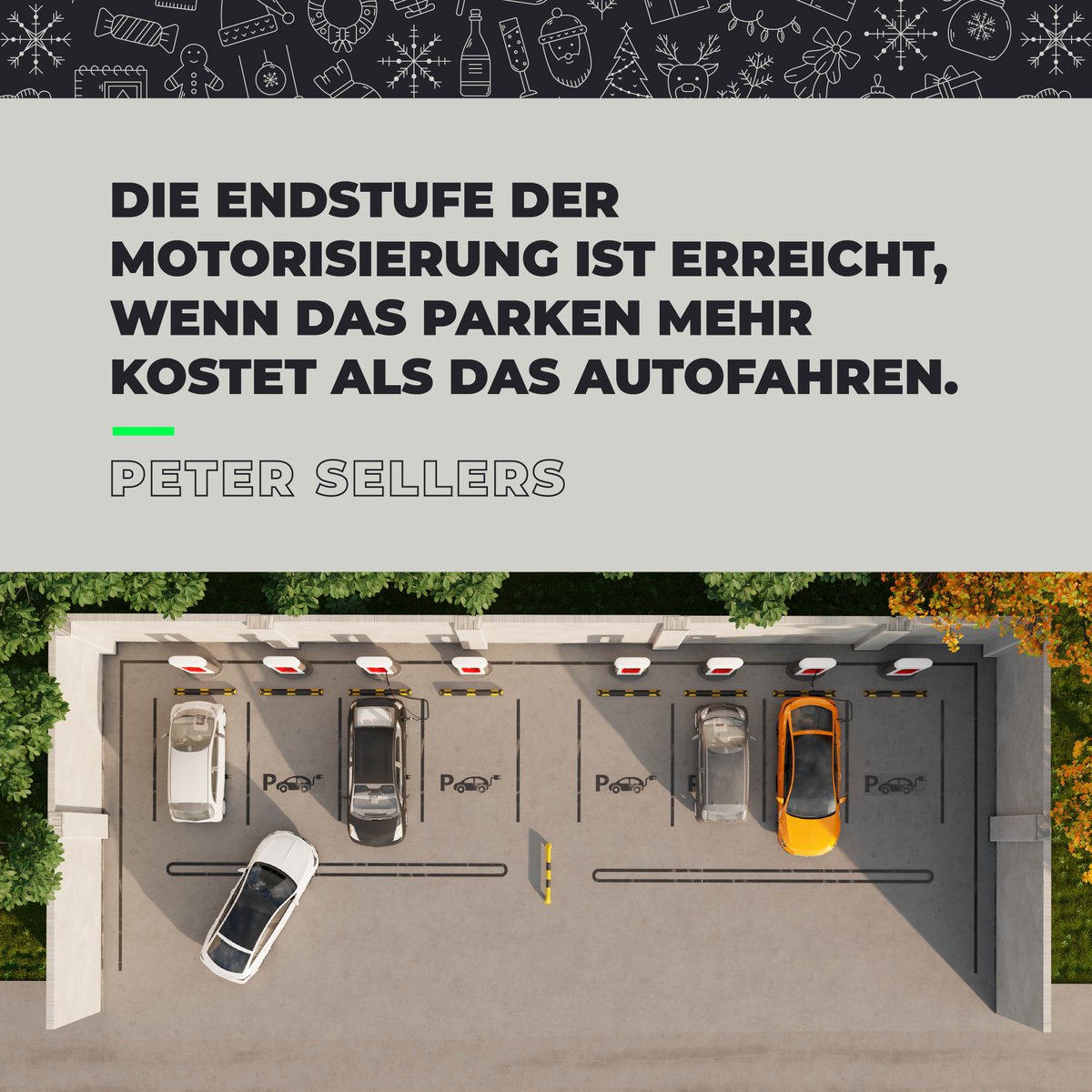 Na, was zahlt ihr für euren Parkplatz?  😉