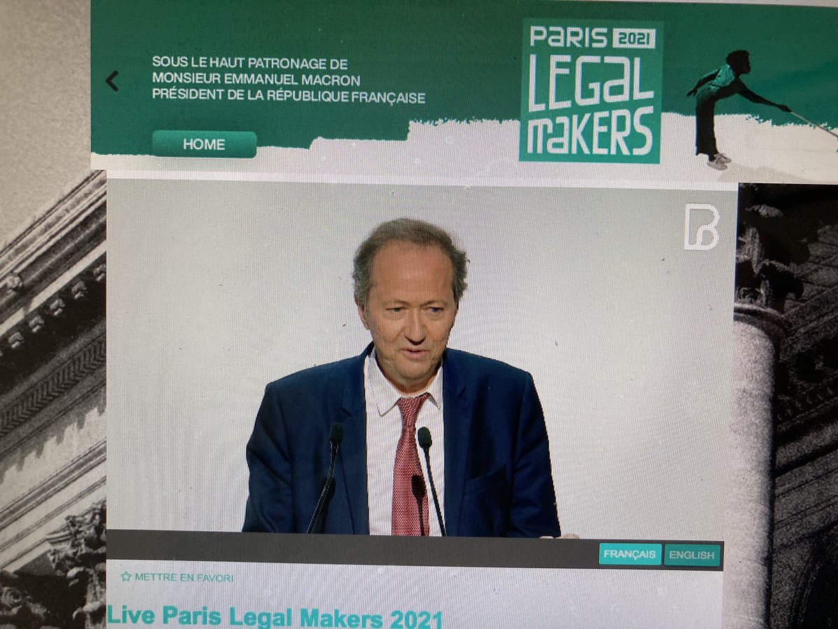 #Parislegalmakers 2021
Décloisonner les métiers du droit, rassembler, échanger, décloisonner la communauté des juristes qui fabriquent le droit #transversalité #influence   ⁦⁦<a href="/batonnierparis/">Bâtonnier de Paris</a>⁩ ⁦<a href="/Avocats_Paris/">Avocats de Paris</a>⁩