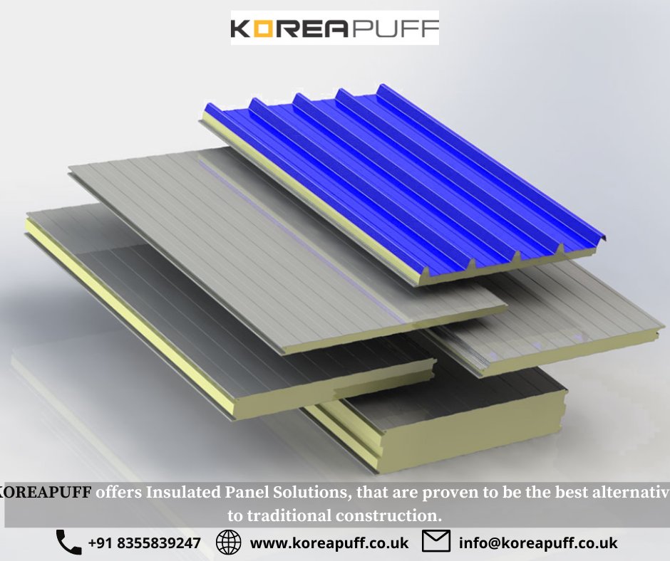 KoreaPuff's tweet photo. Koreapuff -A Leading Manufacturer &amp; Supplier of High-Quality PUF Panels &amp; Sandwich Panels. Get A Free Quote. 100% Client Satisfaction. Quick Response. 
For More Information call us NOW!

#KOREAPUFF #PortableToilets #PUFPanels #SandwichPanels #InsulatedPanel #Roofs #WallPanels https://t.co/7pMksiV7sK