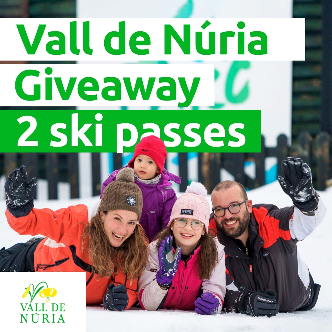 ENTRA EN EL SORTEO DE 2 FORFAITS para esquiar en Vall de Núria ❄️

¿Quieres ganar un forfait para ti y para un acompañante? ¡Visita nuestro Instagram!