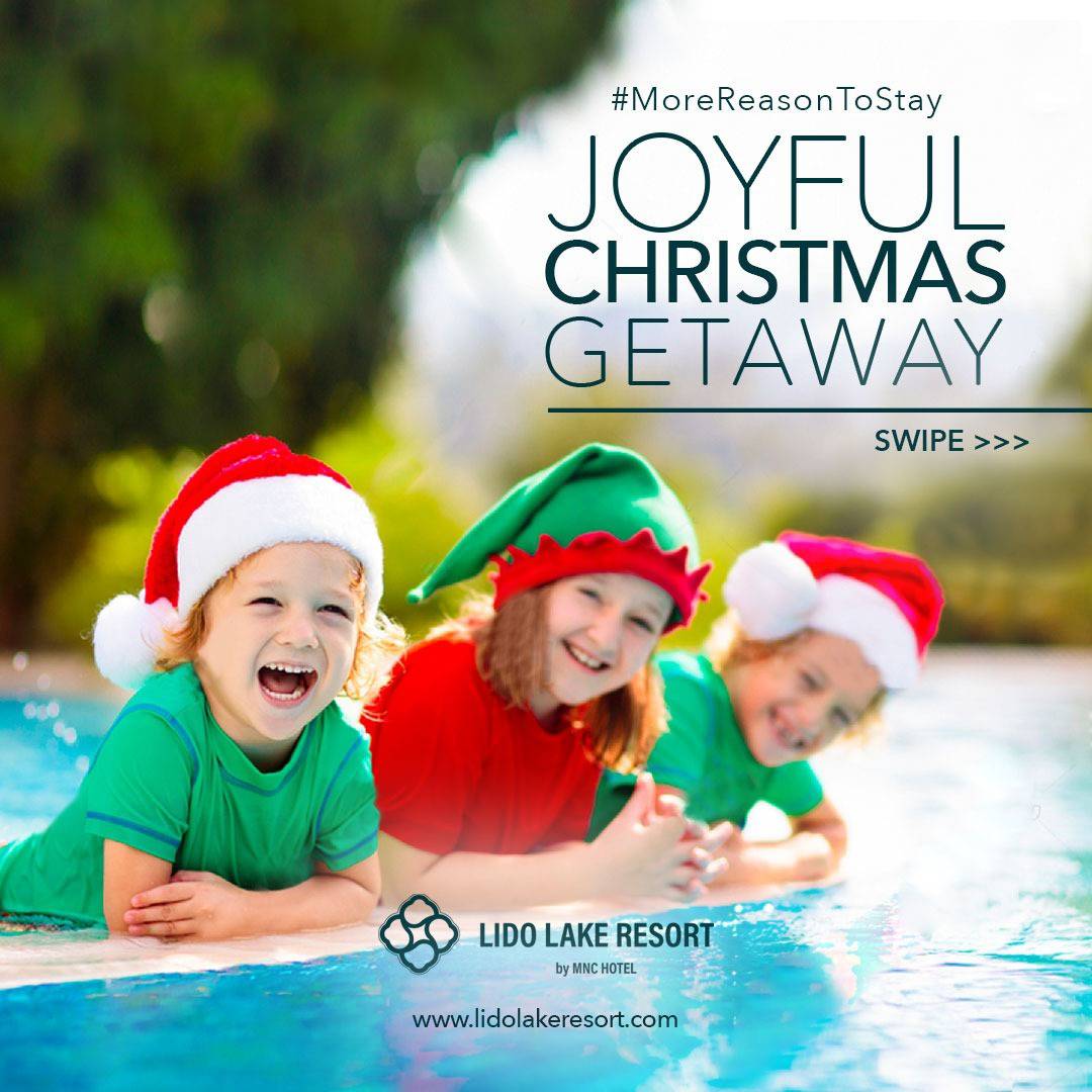 SINDOnews's tweet photo. Rayakan momen Natal Anda dengan penuh kebersamaan orang terkasih di Lido Lake Resort hanya dengan Rp 2.550.000,- net/room sudah termasuk sarapan dan makan malam serta wahana seru di @lidoadventurepark. Untuk info lebih lanjut atau reservasi hubungi 0251 822 0922.

#PLLRNatal https://t.co/8ZuYgCof1j