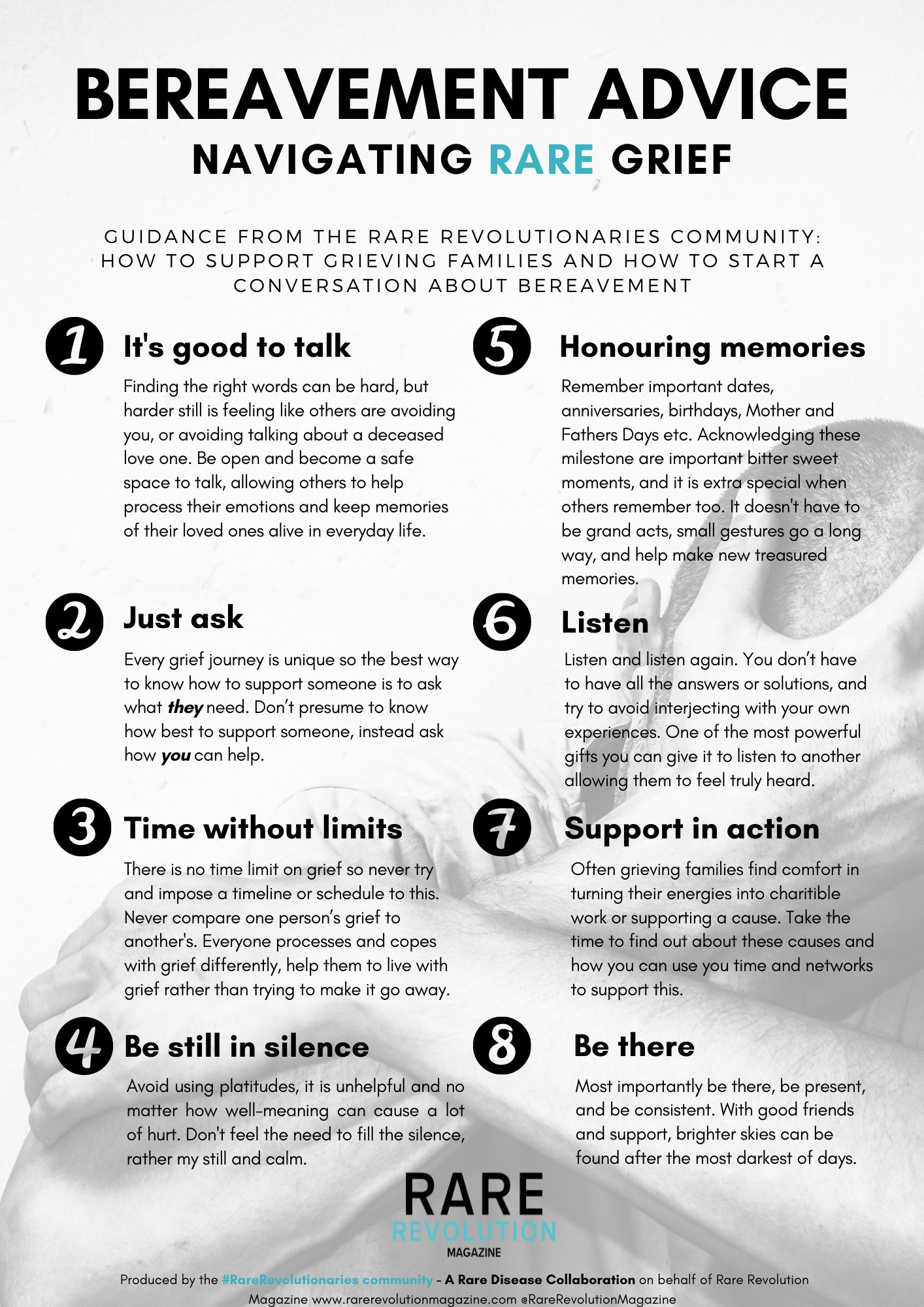 Rare Revolution Mag on Twitter: "This week is Grief Awareness Week. Read our bereavement advice for navigating RARE and share with anyone you think may benefit from it. https://t.co/icoEOPERGJ https://t.co/q7467p6yXw" /