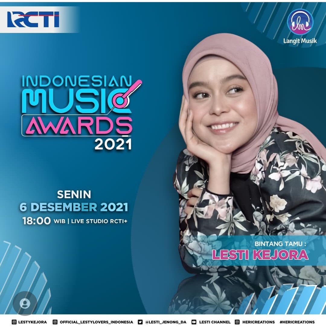 NNgatli's tweet photo. Gaissss are u ready! Kita support bunda Baby L tonight at 18.00 wib live di rcti..Bismillah bawa pulang piala #LestyIMA2021 #leslar @Lesti_Jenong_DA https://t.co/ngoCx6bjcl