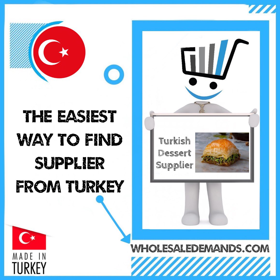 Wholesaledemand's tweet photo. Post your demand on https://t.co/LkVr2uGqAi
Import Turkish desserts from Turkey
#b2b #madeinturkey #desserts #turkishdessert #dessert #turkishdesserts #baklava #künefe #katmer #tatlı #pistachio #importfromTurkey #Turkey #madeinTurkey #kadayıf #sweetsyrup #nuts #turkishbaklava https://t.co/9ZEb1xKDdB