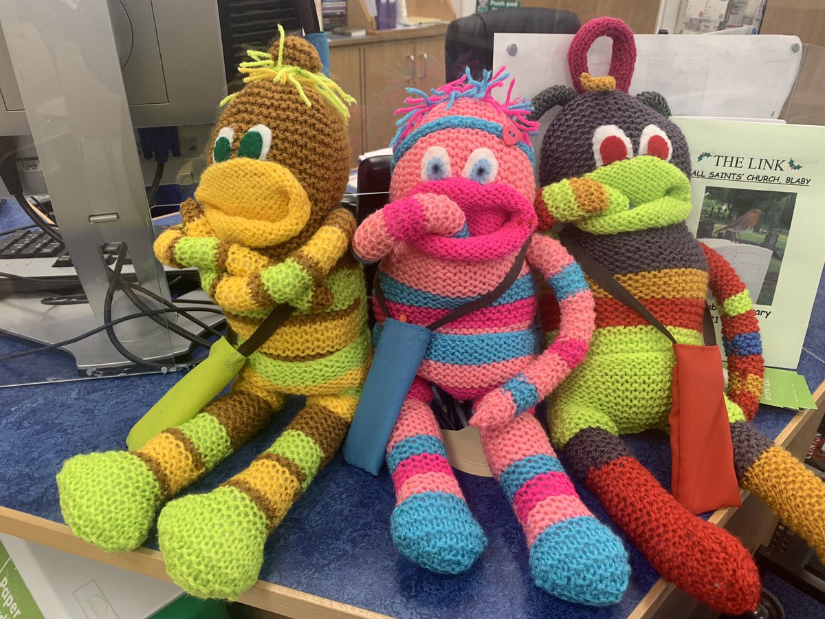libraryparkcafe's tweet photo. Worry Monsters are back!! Pop along to the library for yours! There is a suggested minimum donation of £5 towards library funds! #worrymonsters @BBCLeicester https://t.co/SqHpqkYB6Z