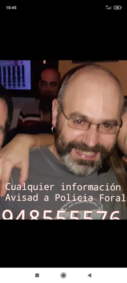 koldinni's tweet photo. Francisco Javier Torralba Fernández "Txisko", 42 urte/años.
DESAPARECIDO desde las 04:00 del sábado al domingo en #estella #lizarra #estellalizarra
DESAGERTUTA! 
Aurkitzeko laguntza daturik baduzue 
👉 94855576 👈
Para cualquier información
@policiaforal_na 
ESKERRIK ASKO
GRACIAS https://t.co/AV2mfV4grp