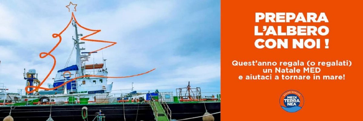 med_brescia1's tweet photo. 🎄 Quest'anno fai i tuoi regali di Natale con Mediterranea: sostieni il nostro ritorno nel Mediterraneo Centrale e aiutaci a salvare vite umane!
I regali natalizi di quest'anno sono tantissimi: puoi scegliere tra cartoline di auguri, calendario, segnalibri e addobbi per l'albero https://t.co/xWXFxwfGm5