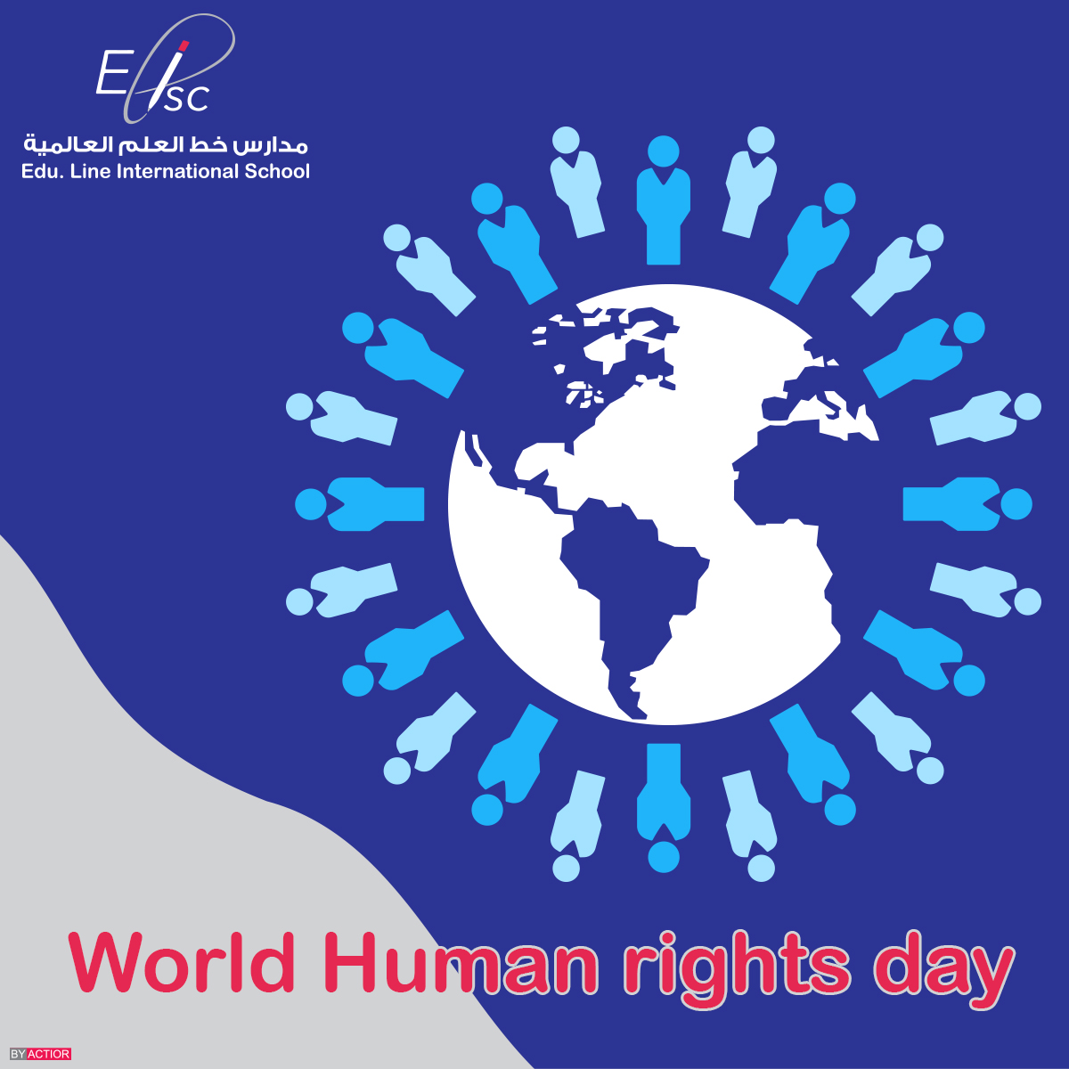 EduLineSchool1's tweet photo. Since human beings are born free and have the power to express themselves. Wishing you a Happy Human Rights Day!

#eduline #school #Humanrights #ksa https://t.co/C18yNeHmG8