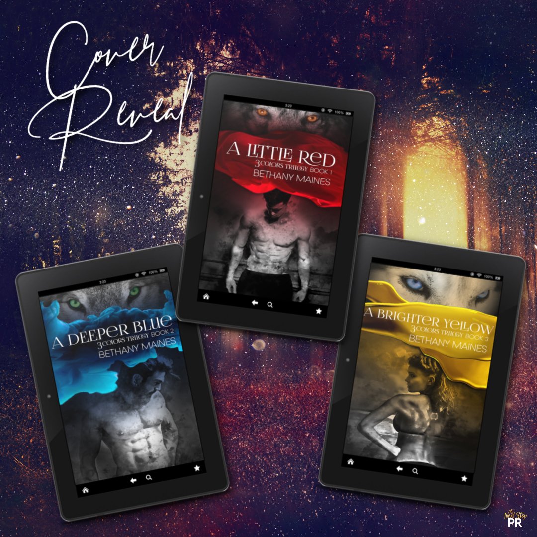 TheNextStepPR's tweet photo. THREE COLORS TRILOGY 🐺 COVER REVEAL
#ThreeColorsTrilogy @BethanyMaines
#ThreeColorsTrilogyCoverReveal #BethanyMaines
#ParanormalRomance #TheNextStepPR
#PreOrder https://t.co/JwD2ZOoDLw
#SignUp https://t.co/0Z6HplSsGA 
Hosted by @TheNextStepPR https://t.co/q6Dhu4IR5O