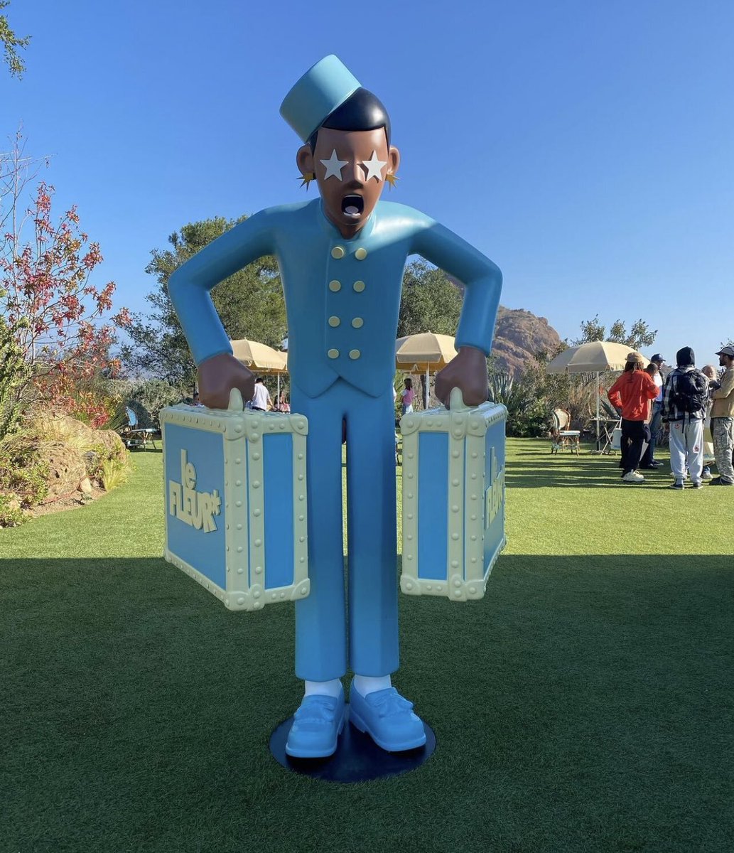 viewsfrance's tweet photo. Le nouveau pop-up store GOLF le FLEUR* de Tyler, The Creator 💐 https://t.co/Tdx96nw1su