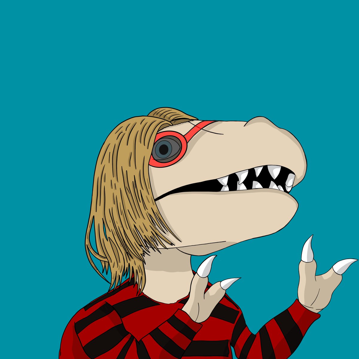 King of Grunge. Inspired generations of Rexes to be themselves. Legend that will forever be in our hearts.
#NFTartwork #dinoverse