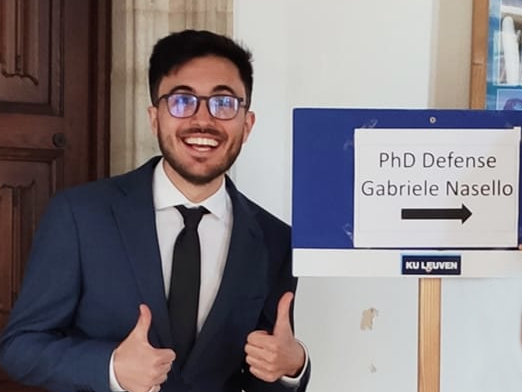 Gabriele Nasello <a href="/GabrieleNasello/">Gabriele Nasello</a> :
I'm a biomedical engineer and I earned my PhD last June after I experienced research environments in Ireland, Spain, UK and the USA. I'm now a postdoctoral researcher at <a href="/KULeuven/">Sam Van Campenhout</a> working on bone tissue regeneration and immunoengineering.