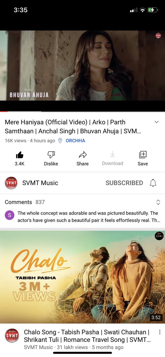 bhuvankashahuja's tweet photo. Current status — 16k views in 4hrs 

Our expectation — 100k in 7hours 

Only You guys  can make it possible !! 

#MereHaniyaa #ParthSamthaan #Merehaniyaa #2021newsong #Viral #bhuvanahuja https://t.co/kg1Wy6ZEyK