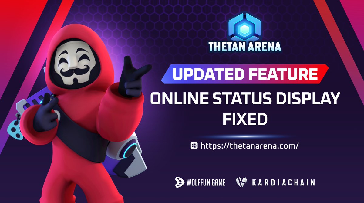 thetan_world's tweet photo. The online status display has been fixed
▶️See your friends are online on #ThetanArena
▶️Make friends
▶️Invite your friends to battles
Join the "Find buddy" channel to find your best teammates!
@Kardiachain @Wolffungame https://t.co/ed4GeVLGaR