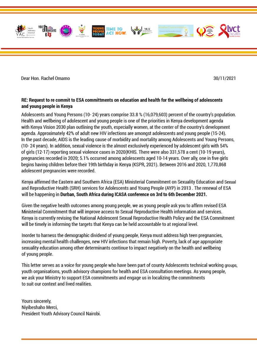 AtienoDaphney's tweet photo. Misinformation is fueling new HIV infections simply because young People in and out of school lack access to age appropriate human sexuality and wellbeing information. @HonRachelomamo @MOESTKe @EduMinKenya @Laurajo68483200 #OurHealthOurFuture #RecommitToESA https://t.co/m1k4pkRKcC