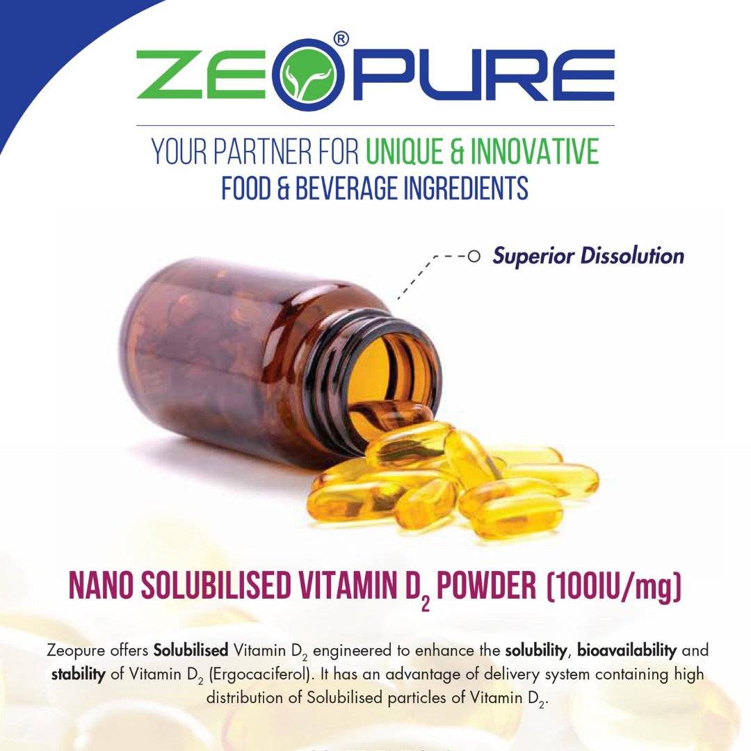 ZLifesciences's tweet image. #Zeopure is a strategic business unit of @ZLifesciences, dedicated to development of novel food &amp;amp; nutraceutical ingredient of the finest quality and purity. 
#foodingredients #vitamind2powder #zeonlifesciences