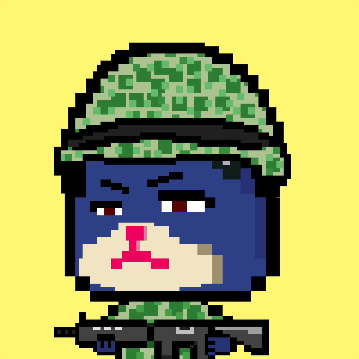 BWH66's tweet photo. "I will shoot when necessary"
BUNNY’S WAR HOUSE  👇
https://t.co/Nz7E8Mu0yT

#Metaverse #cryptocurrency #NFT #NFTCommunity #NFTs #NFTGiveaways #nftpixelart  #Ethereum #NFTcollection #nftpixelart #guns #soldier #rabbit https://t.co/zoFMhNp2J6