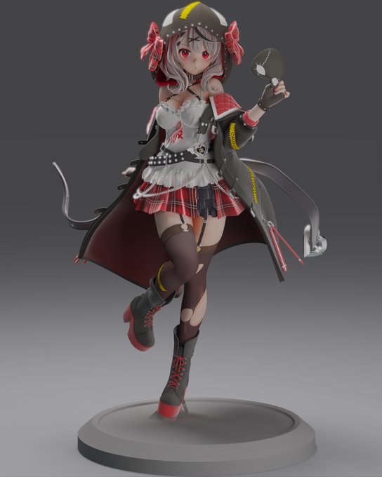 沙花叉クロヱ バレンタインメイド ガレージキット ZP1 さかまた HoloX