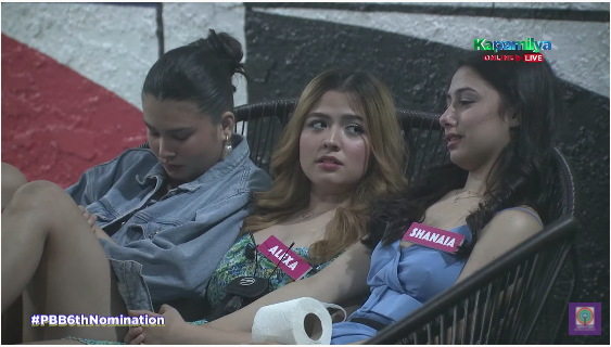 PBBabscbn's tweet photo. Si Alexa, ang mga girls naman ang dinamayan #PBB6thNomination https://t.co/5UxReV6K65