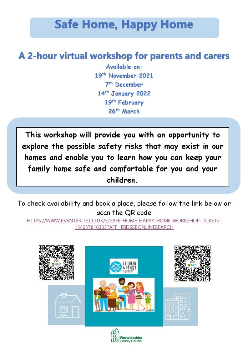 WarksFIS's tweet image. There are a range of free online workshops available for parents and carers in Warwickshire to access.
Click here to view parenting workshops and book a place - ow.ly/VOFo50EuQOB 🖱