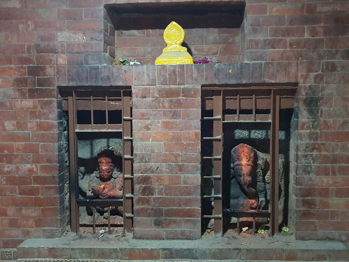 A casual walk around the streets of patan revealed this side of Art crime  ...  sad message in these !! See what dollar driven greed does to living cultures... A culture that was based on trust is now ....jailed  #Unite4Heritage @NHRCampaign