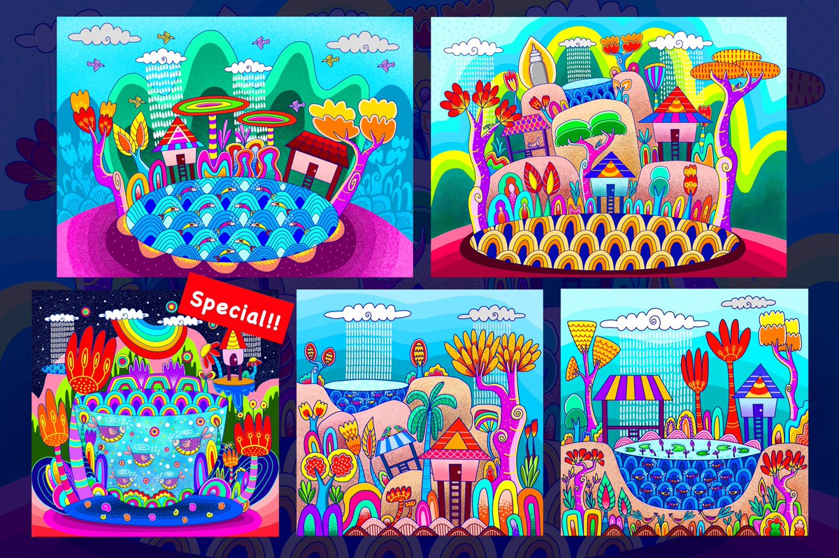 Fluk_monthira's tweet photo. Update!!🌷🌈💕
Collection:Colorful of happiness. @opensea #Polygon
Collection:Imaginative lifestyle to lines and colorful.🚀
https://t.co/A0tdv9Abc3 (Polygon)
https://t.co/8AOGHR6FxK (ETH)
#nftcollectors #nftcollector #NFTCommmunity #NFTs #nftartists  #NFTJapan #opensea #Polygon https://t.co/11qZNhb5pN