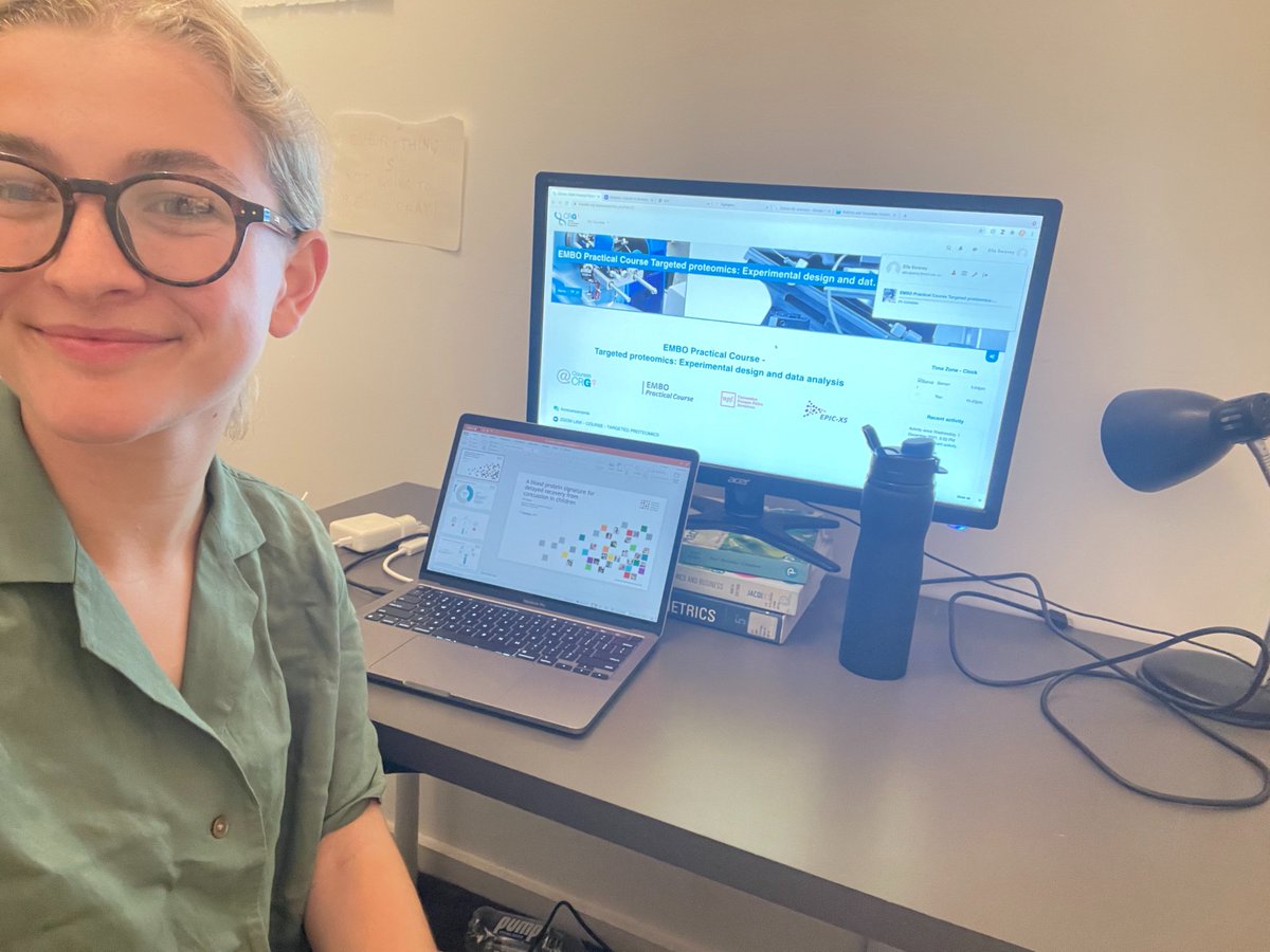 EllaSwaney5's tweet photo. Last week I visited (virtual!) Spain for the @EMBO Targeted Proteomics Course hosted by @CRGenomica and was awarded first place for the poster presentation. https://t.co/bYQnmt9fOA