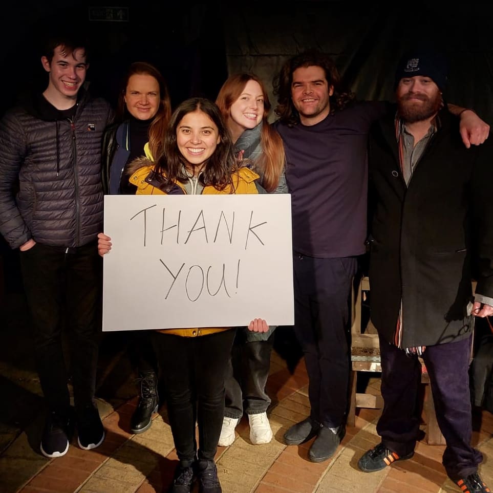 Thank you for coming to our show! Big thank you to <a href="/Iristheatre/">Iris Theatre</a> #sisterecho #ryandunnett <a href="/alicebrittain/">alicebrittain</a> <a href="/DebraBond_/">Debra Bond</a> and <a href="/EmmaLittleLo/">Emma Lo</a> what a great night. Love, Sam &amp; George x