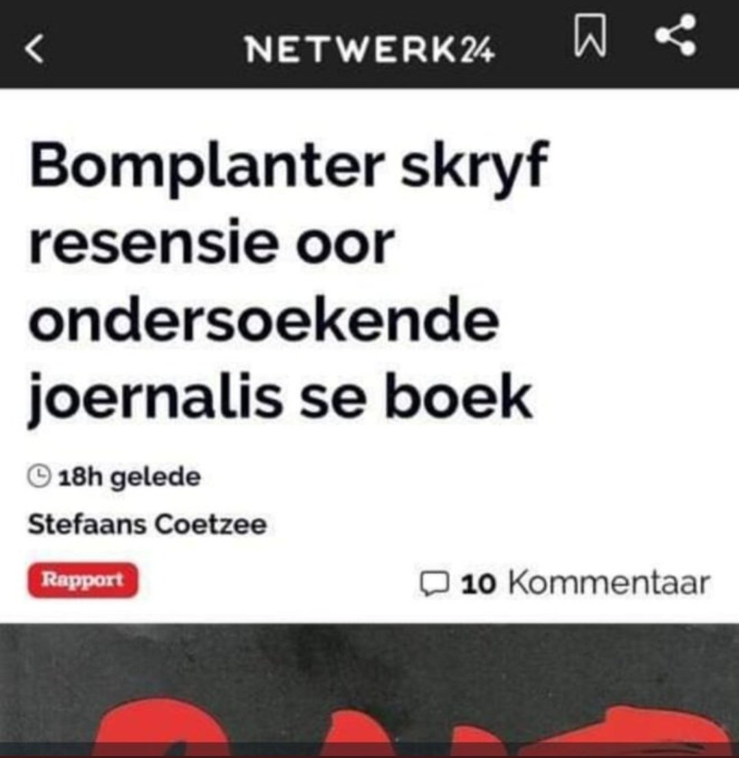 ilsesalzwedel's tweet image. Regtig #Rapport? Hierdie is patetiese clickbait. @stefaanscoetzee het sy vonnis uitgedien, lééf versoening en doen heelwat vir die boekbedryf. Hoekom mense so etiketeer? Ek sien nie enige labels vir ander boekresensente nie? @waldimar
@Netwerk24