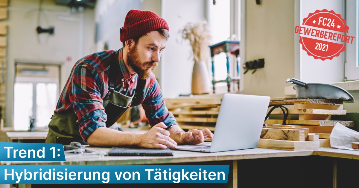 finanzchef24's tweet photo. #Trend 1 in der #Gewerbeversicherung: Hybridisierung von Tätigkeiten

☝️KMUs müssen neben analogen Risiken auch digitale absichern und brauchen individuelle Versicherungsprodukte. 

➡️In unserem Gewerbereport 2021 erfährst du mehr: https://t.co/iFJXNtPIkr

#insurance #insurtech https://t.co/Ks7pVP9OM3