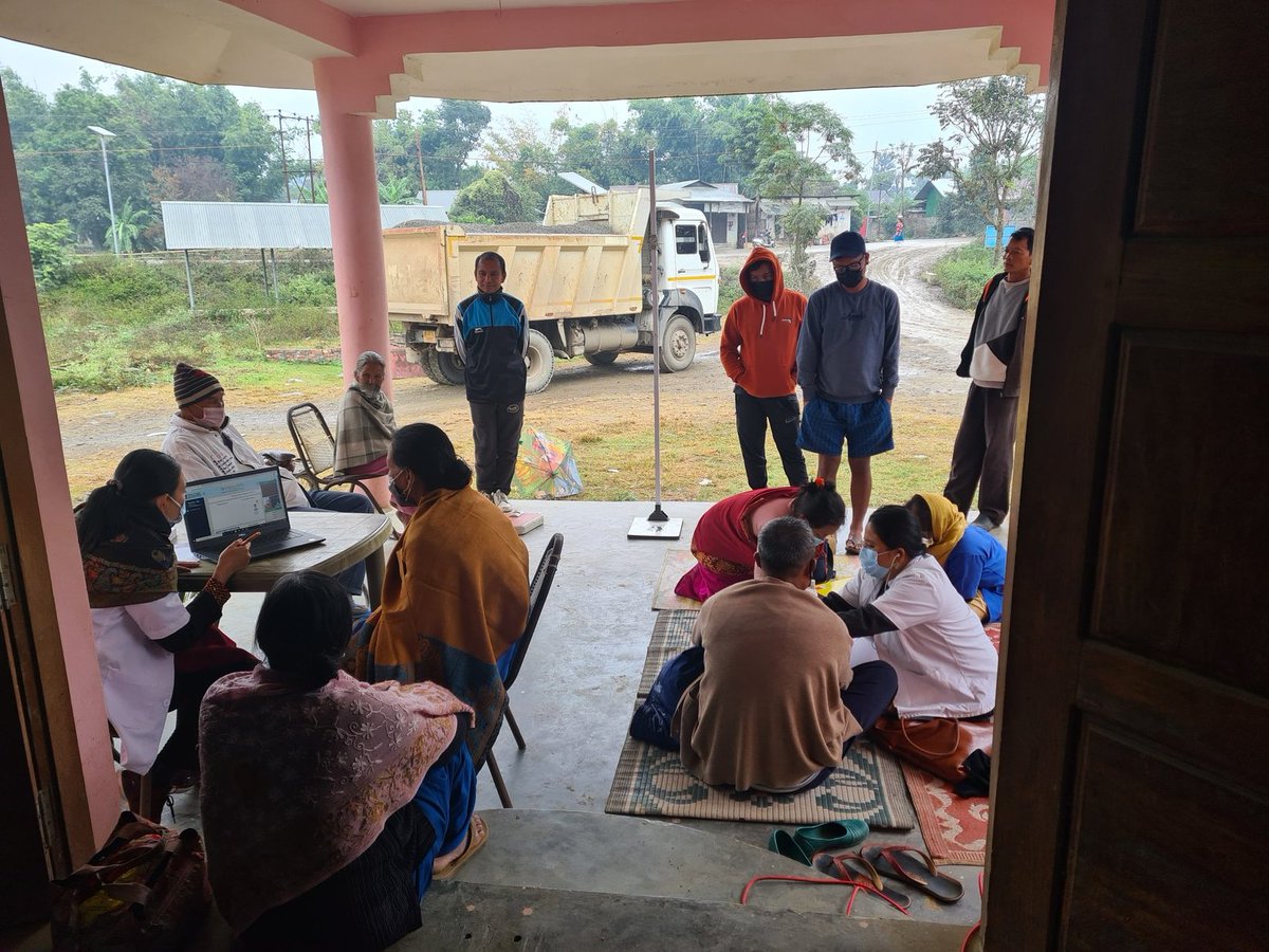 Ranita28433204's tweet photo. CM Health for All at Leikinthabi village under Hwc Awang Wabagai. Screening Tele-consultation, free medicines supply. @health_manipur @PIB_India @MoHFW_INDIA @NBirenSingh @Vumlunmang @mono_ng @HealthForAll https://t.co/5K0F2Icnao