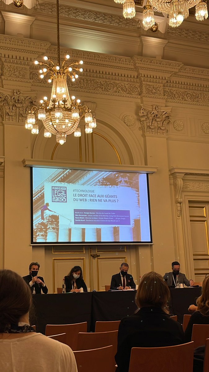 #ParisLegalMakers #GAFAM #IT #data

<a href="/A_Bensoussan/">Alain Bensoussan</a> <a href="/Avocats_Paris/">Avocats de Paris</a> <a href="/Google/">Google</a>