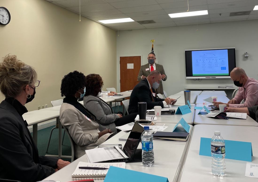 UD_SSC's tweet image. @UD_DASL started the week with our Delaware Equity Pipeline partners discussing our Self-Study processes and reflecting on success stories from GA &amp;amp; SC districts! @DEDeptofEd @MSaylorPhD @newarkcharterde @MSDBucs @AppoSchools #leadsDE