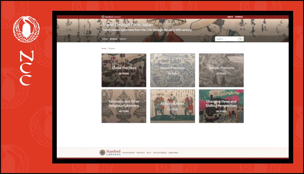 NCC Japan (åē±³ę„ę¬ē ē©¶č³ęčŖæę“åč°ä¼) (@nccjapaninfo) on Twitter photo Interested in using library collections for digital exhibits? Check out our Comprehensive Digitization & Discoverability Programās Video Series: āIntroduction to Spotlight: Digital Showcases for Research and Teachingā by Catherine Aster (<a href="/StanfordLibs/">Stanford University Libraries</a>)! š¼ļø guides.nccjapan.org/homepage/news/⦠Interested in using library collections for digital exhibits? Check out our Comprehensive Digitization & Discoverability Programās Video Series: āIntroduction to Spotlight: Digital Showcases for Research and Teachingā by Catherine Aster (<a href="/StanfordLibs/">Stanford University Libraries</a>)! š¼ļø guides.nccjapan.org/homepage/news/ā¦