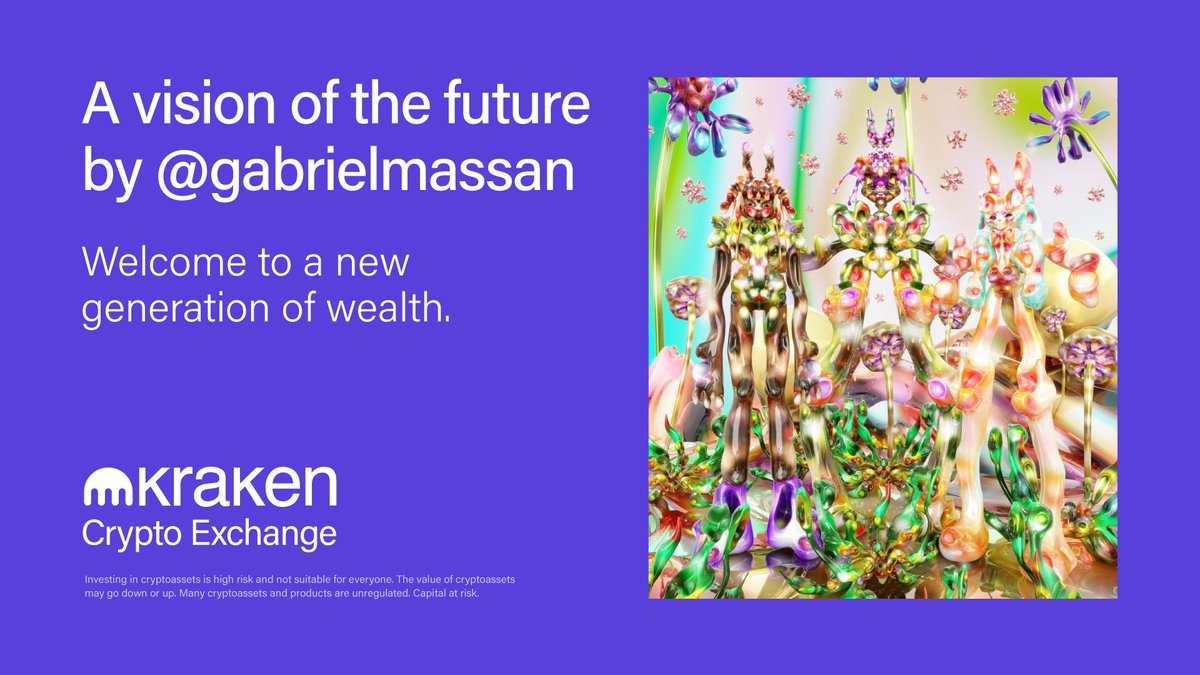 Kraken Exchange (@krakenfx) on Twitter photo Take a closer look at a vision of the future by digital creator <a href="/gabrielmassan/">Gabriel Massan</a>: kraken.com/wealth-creator…
✨ #WealthCreators ✨ Take a closer look at a vision of the future by digital creator <a href="/gabrielmassan/">Gabriel Massan</a>: kraken.com/wealth-creator…
✨ #WealthCreators ✨