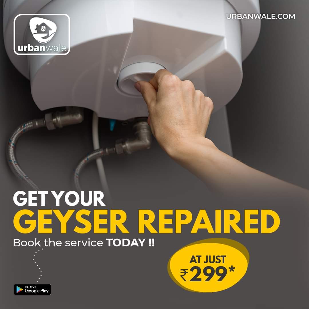 UrbanWale's tweet photo. Book Expert Geyser Repair and Installation service from Urbanwale  
At Just 299/-
App: https://t.co/BPItJeQWC2
Website: https://t.co/V7YHJEhtKq

#urbanwale #GeyserRepair #geysermaintenance #waterheater https://t.co/47AVzFkvCP